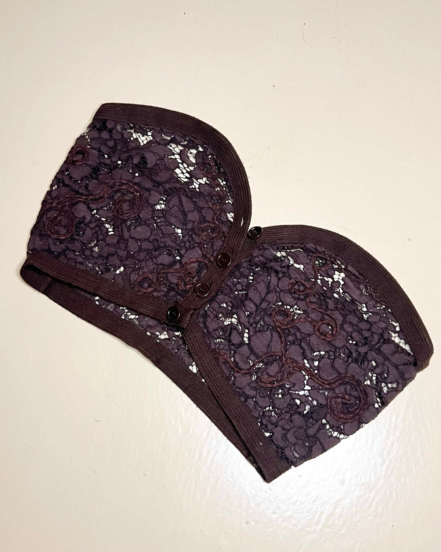 romeo gigli couched lace corset bodice, s/s 1991