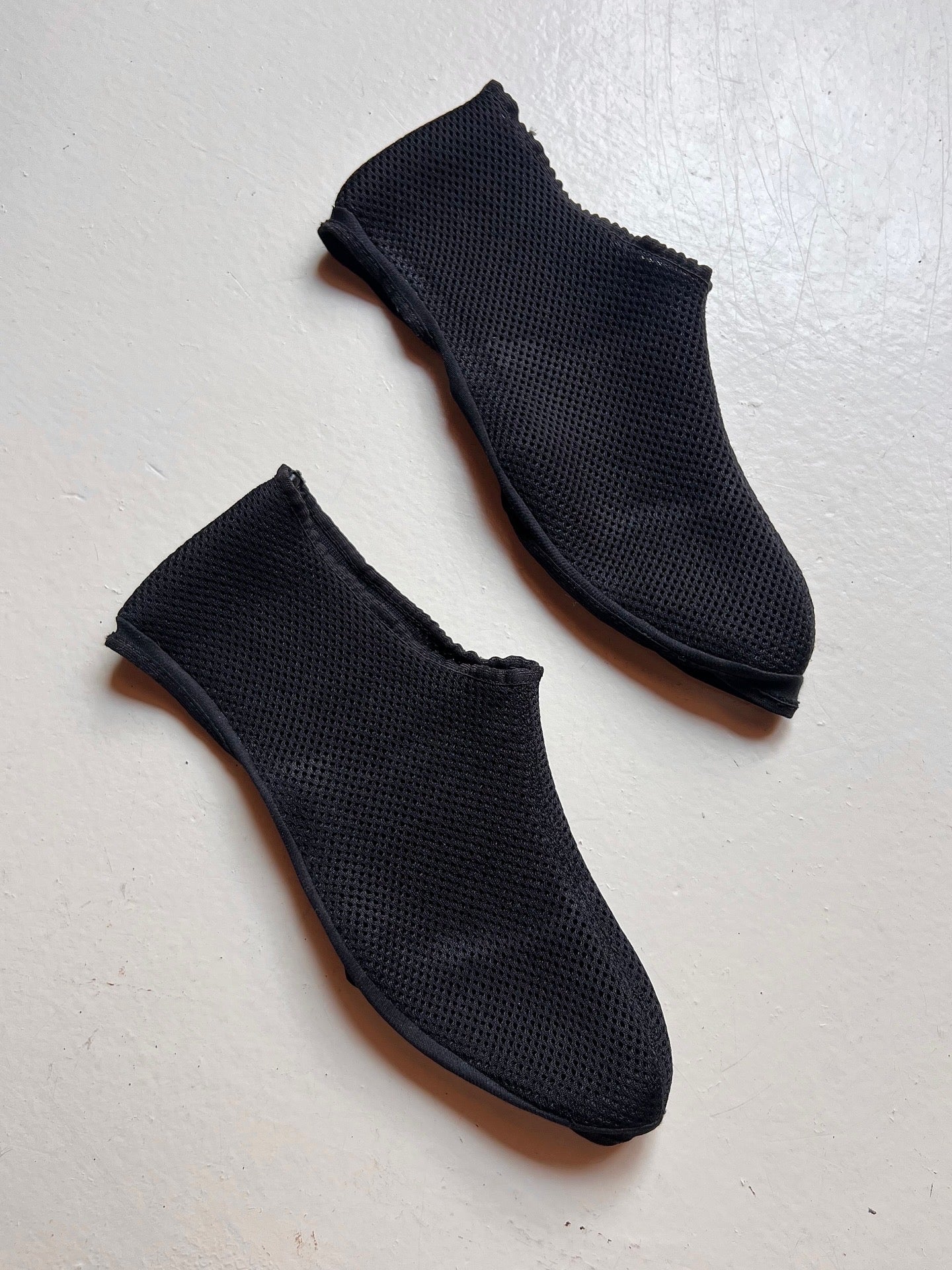 martin margiela platform mesh "sock" sandal-boot, a/w 1999