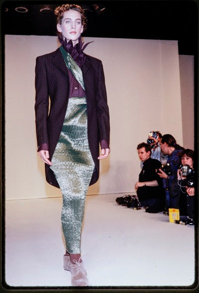 romeo gigli swallow tail evening jacket, a/w 1989