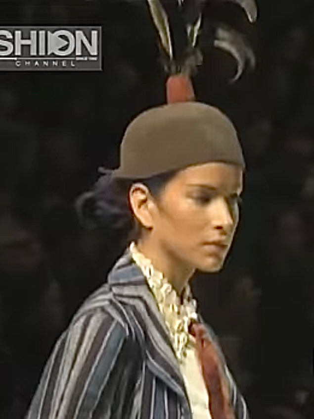 romeo gigli cowrie shell and button embroidered shirt, s/s 1995