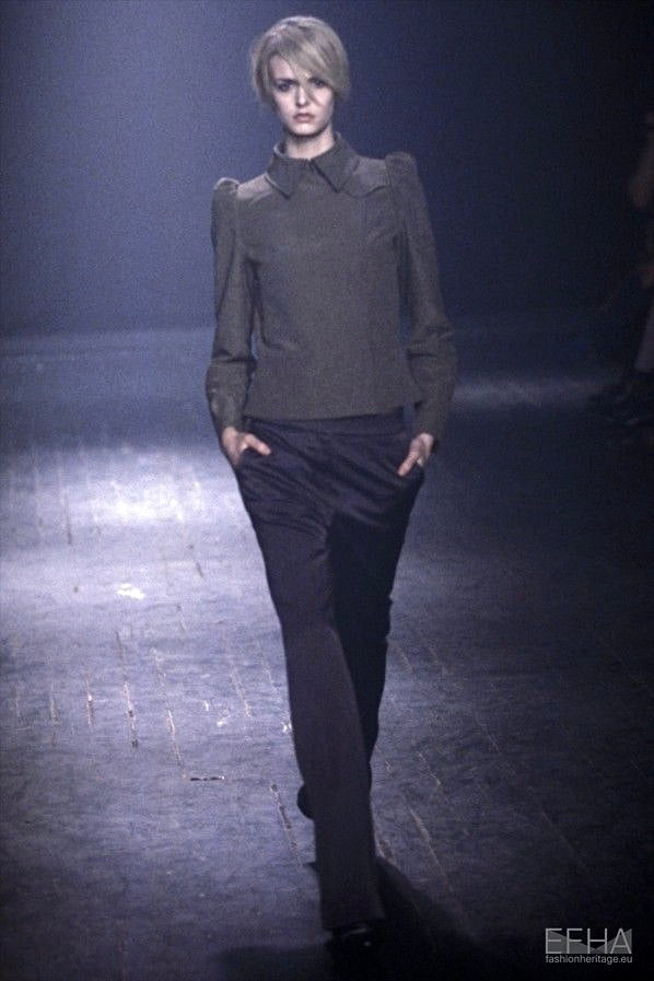 martine sitbon padded caban, a/w 2001