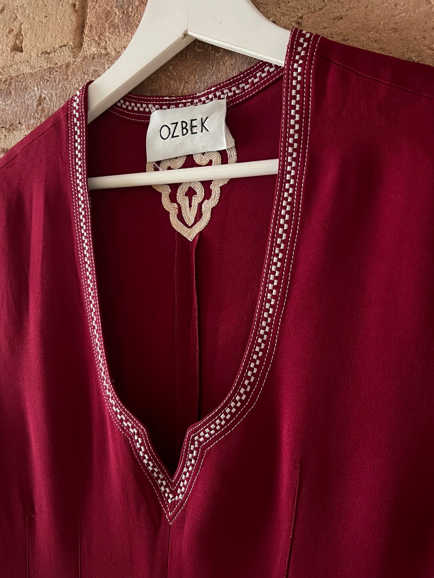 rifat ozbek jellaba inspired midi dress, s/s 1989