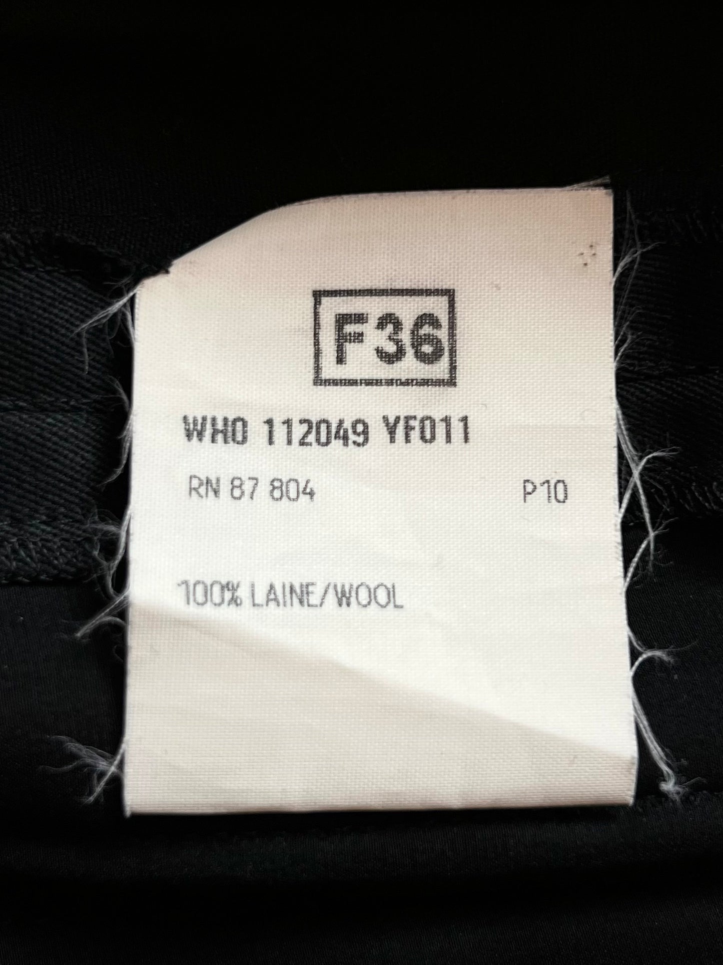 ysl by tom ford button and fringe tuxedo trouser, s/s 2003