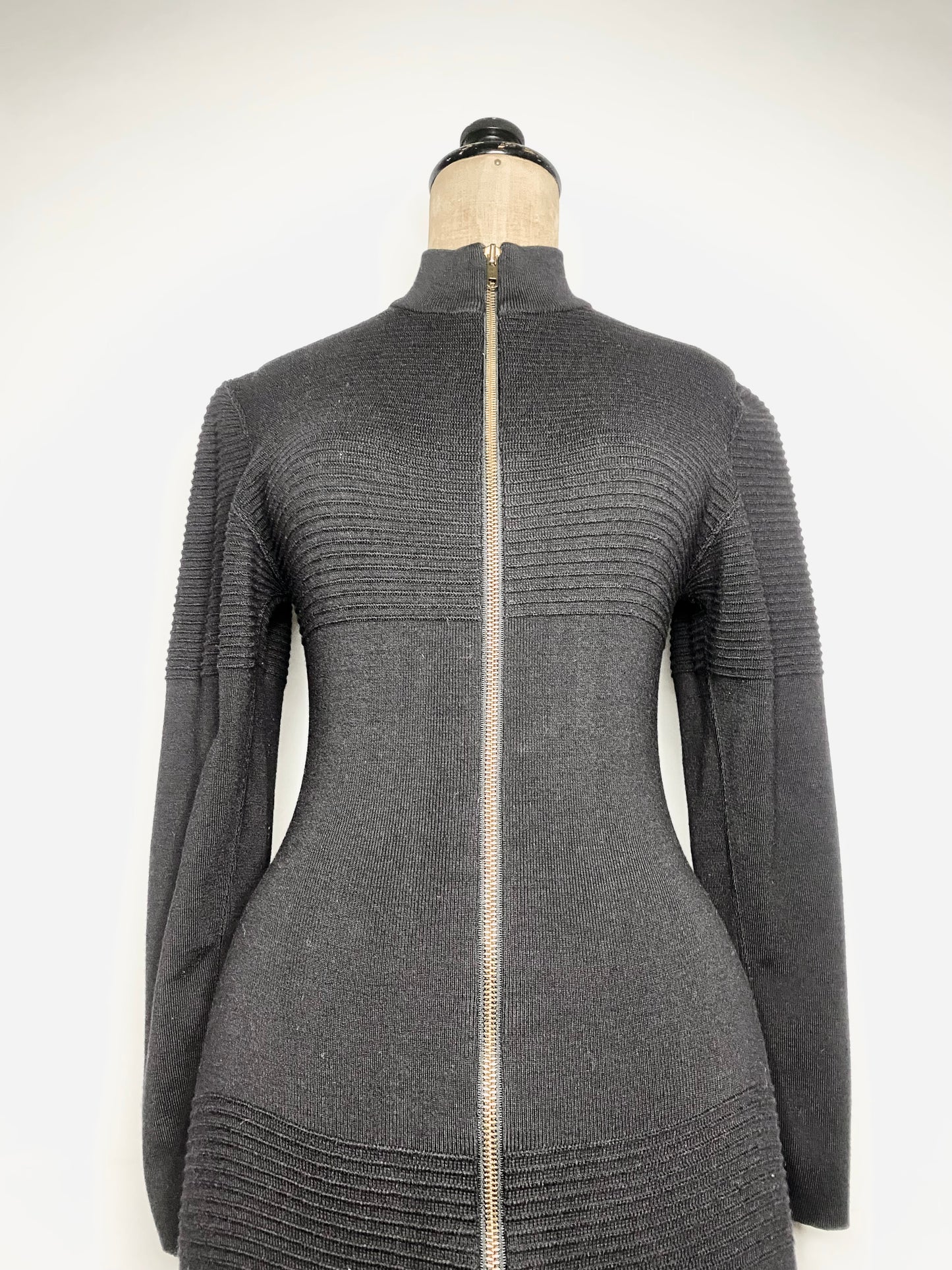 azzedine alaïa zipper mini dress, a/w 1986