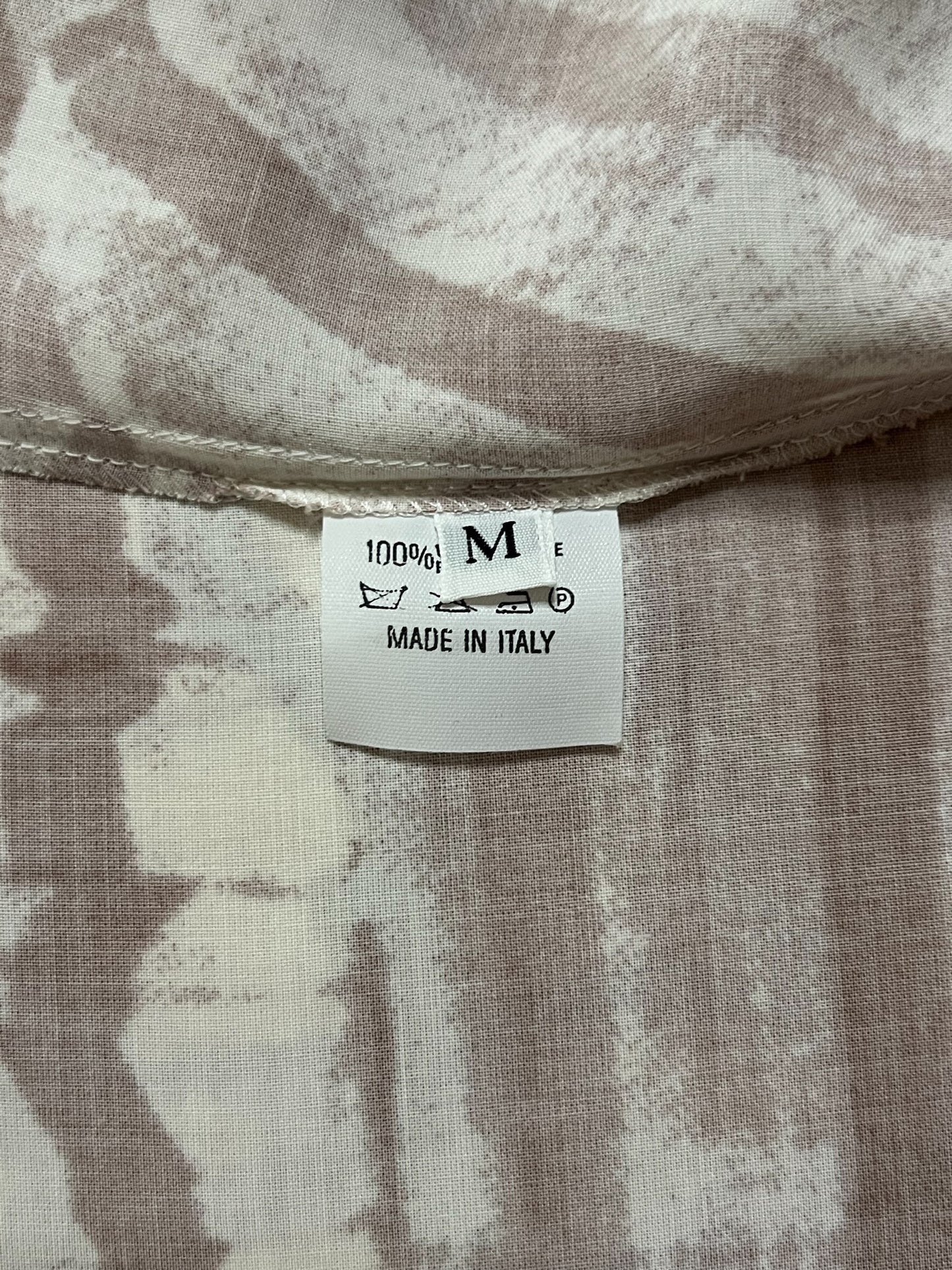 martin margiela trompe l’oeil photo-print rayon dress, s/s 1996