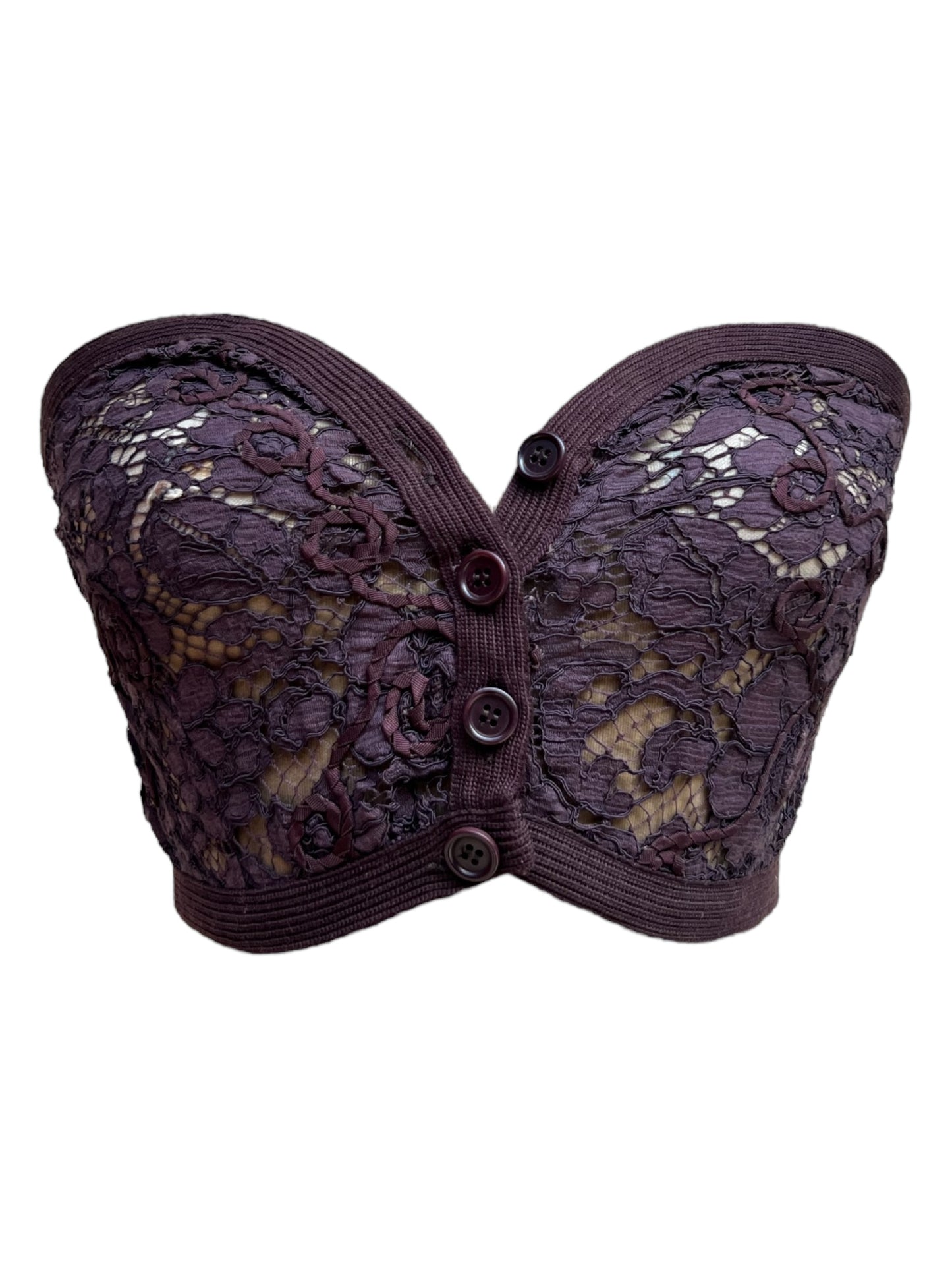 romeo gigli couched lace corset bodice, s/s 1991