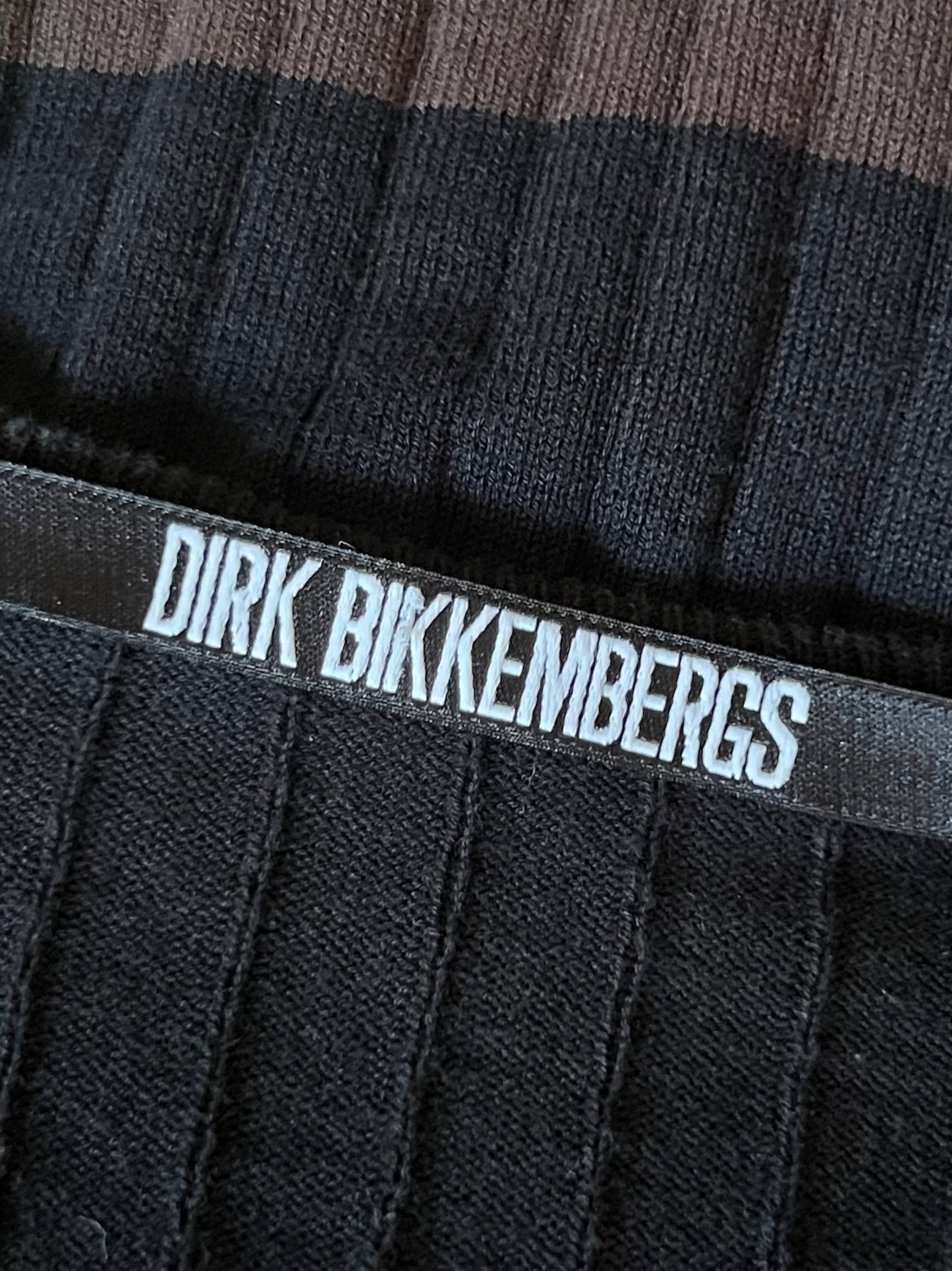 dirk bikkembergs color-blocked short sleeve knit, 1990s