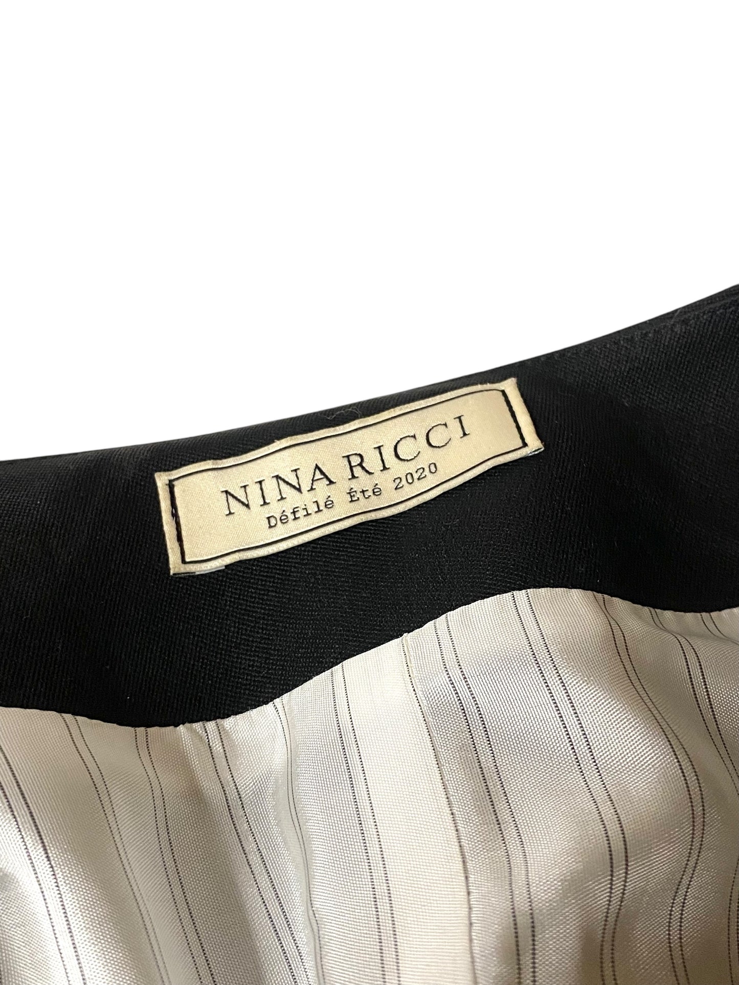 nina ricci by botter irregularly pleated jacket, s/s 2020