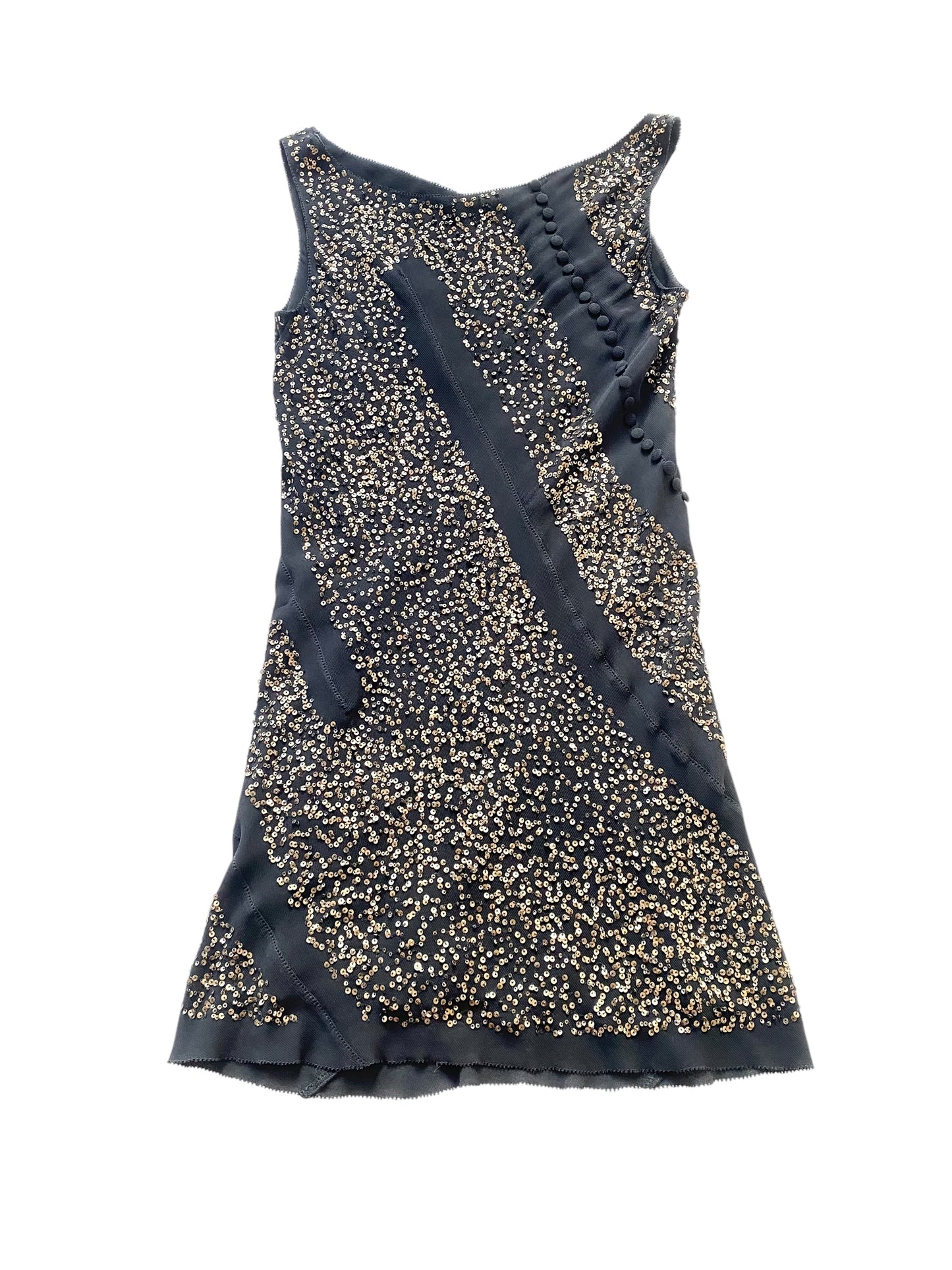 nina ricci by olivier theyskens metal pailette bias cut dress, a/w 2007