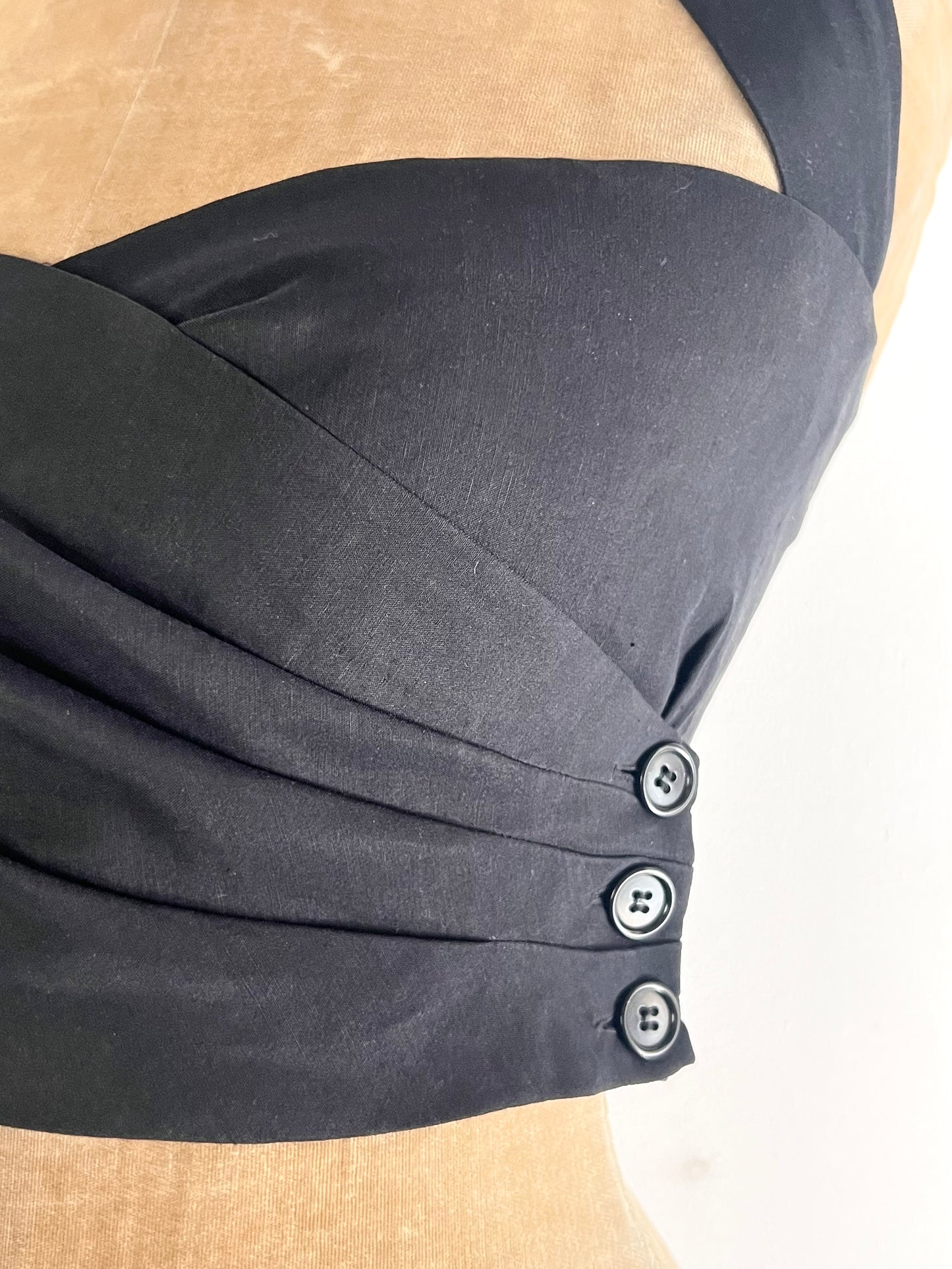 romeo gigli double breasted halter bustier, s/s 1994