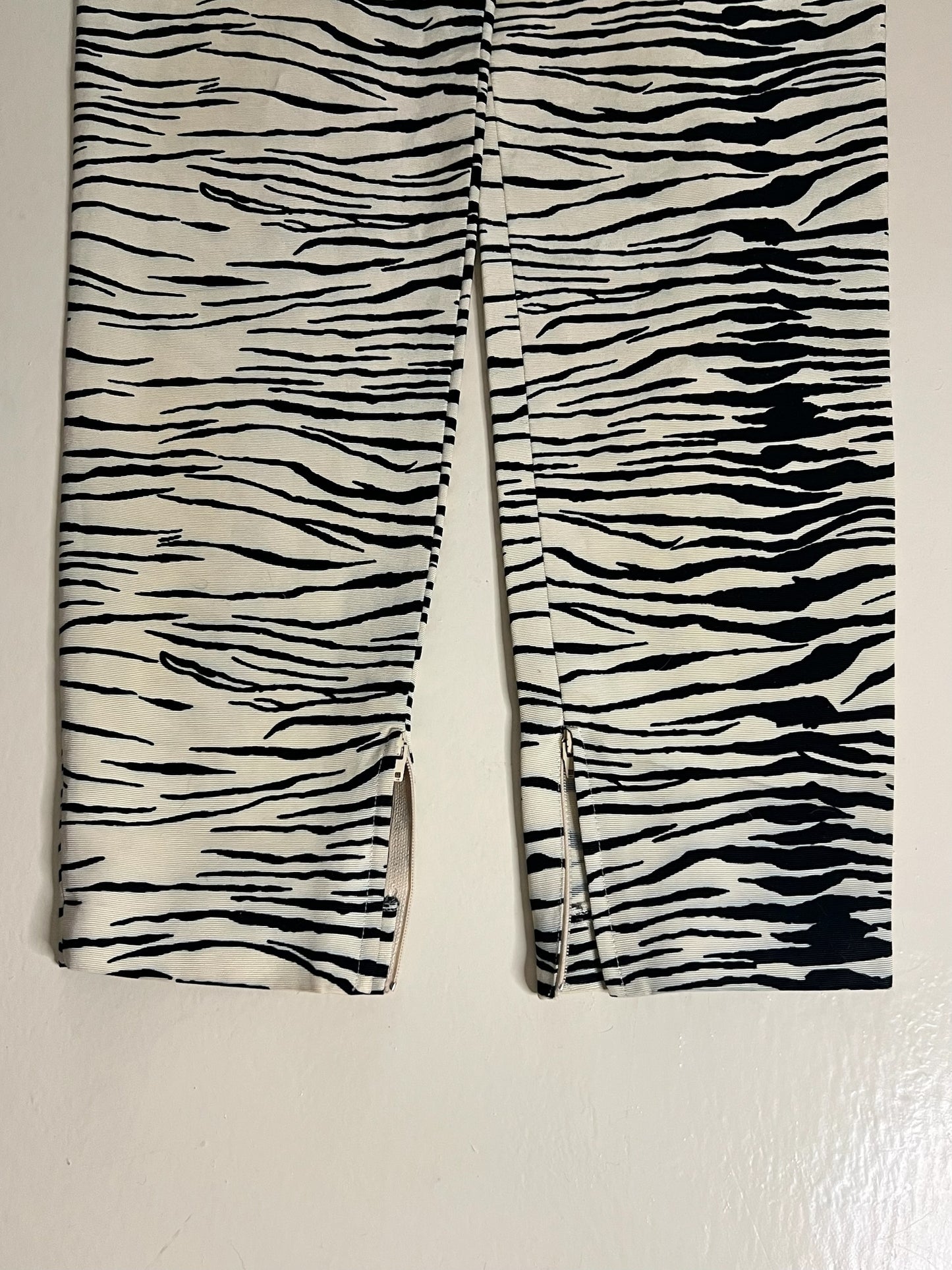 rifat ozbek zebra print trousers, a/w 1993