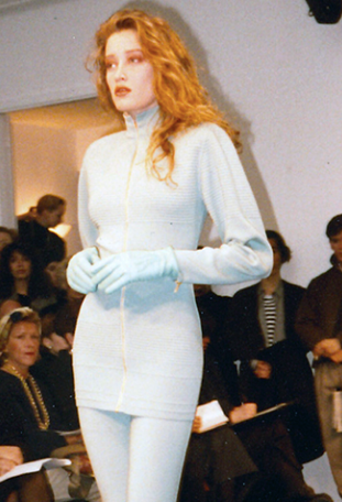 azzedine alaïa zipper mini dress, a/w 1986
