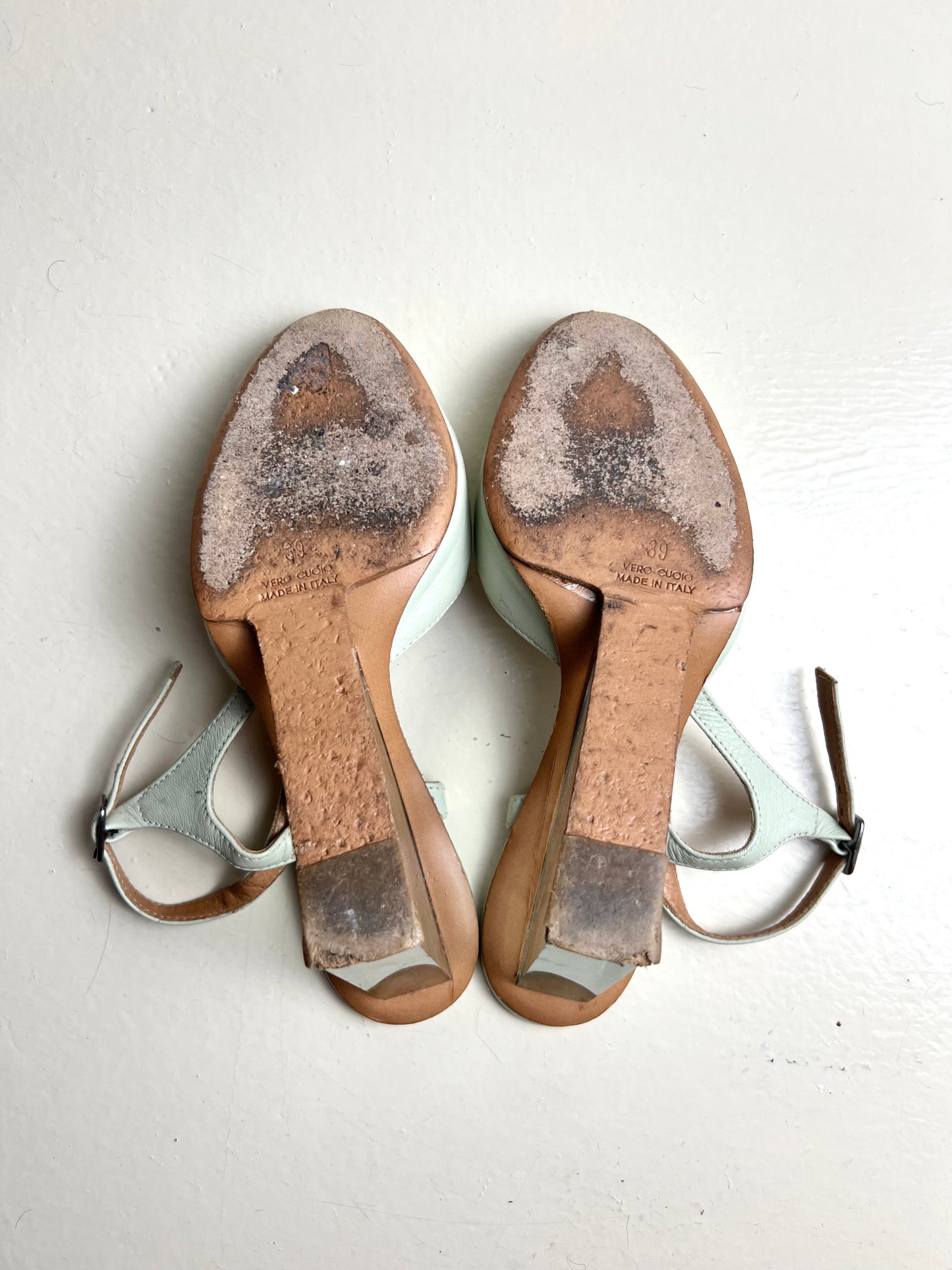 maison margiela plexiglass heel t-bar wedges, s/s 2007