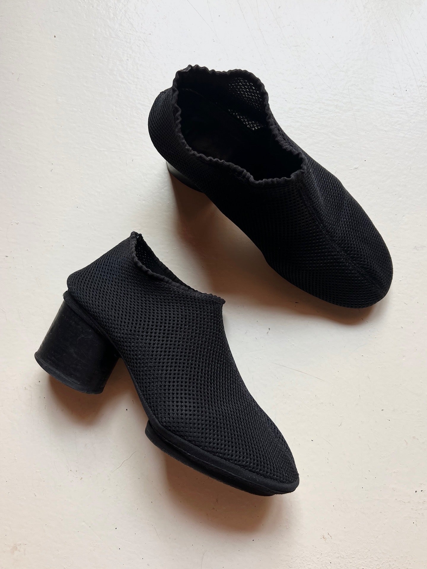 martin margiela platform mesh "sock" sandal-boot, a/w 1999