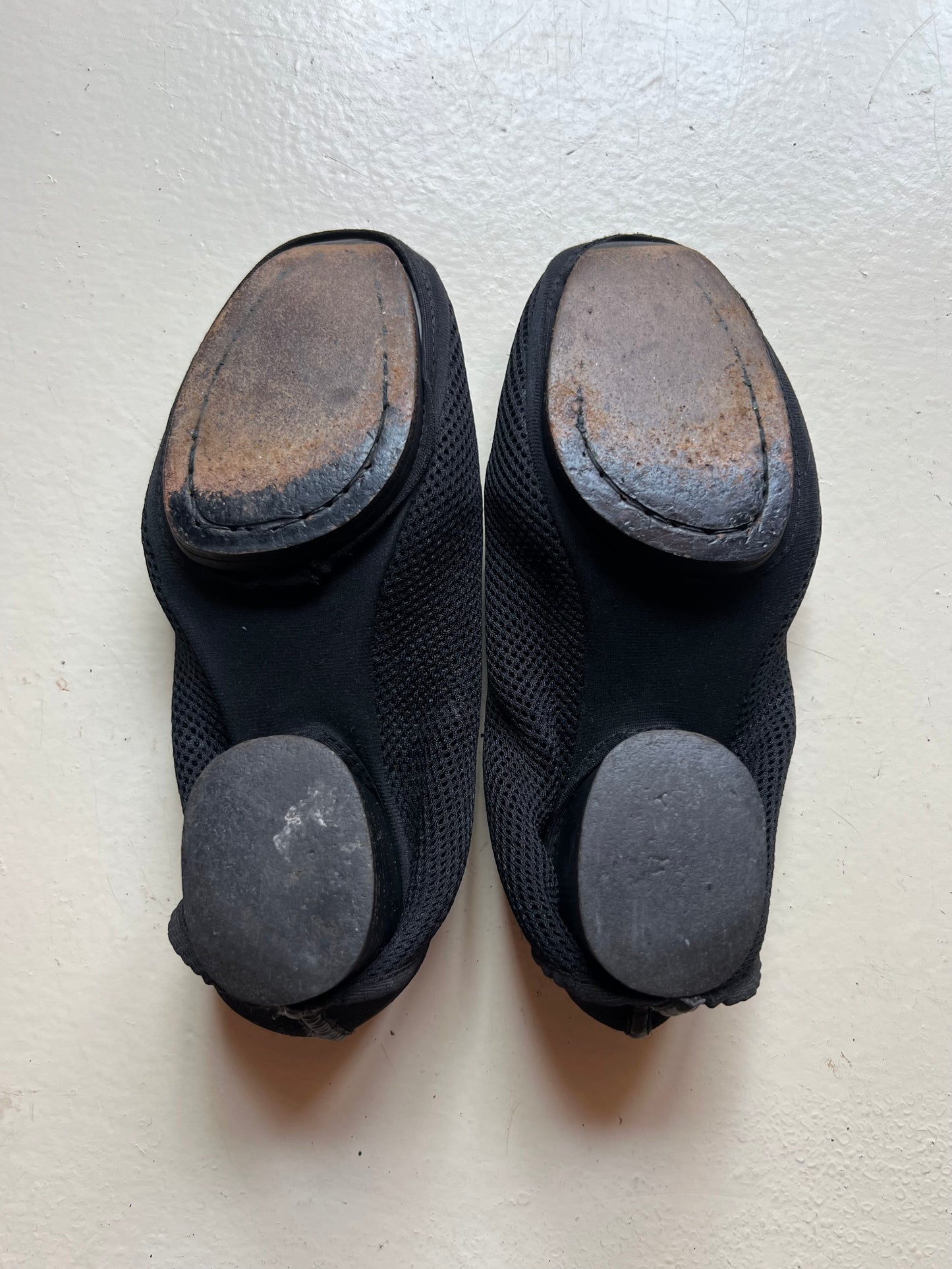 martin margiela platform mesh "sock" sandal-boot, a/w 1999