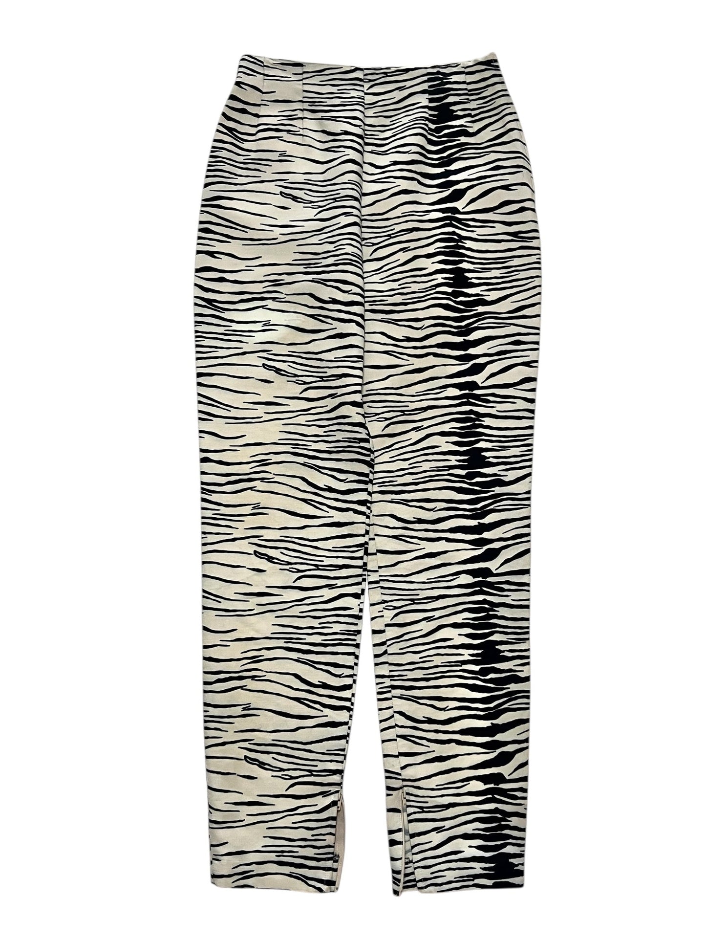 rifat ozbek zebra print trousers, a/w 1993