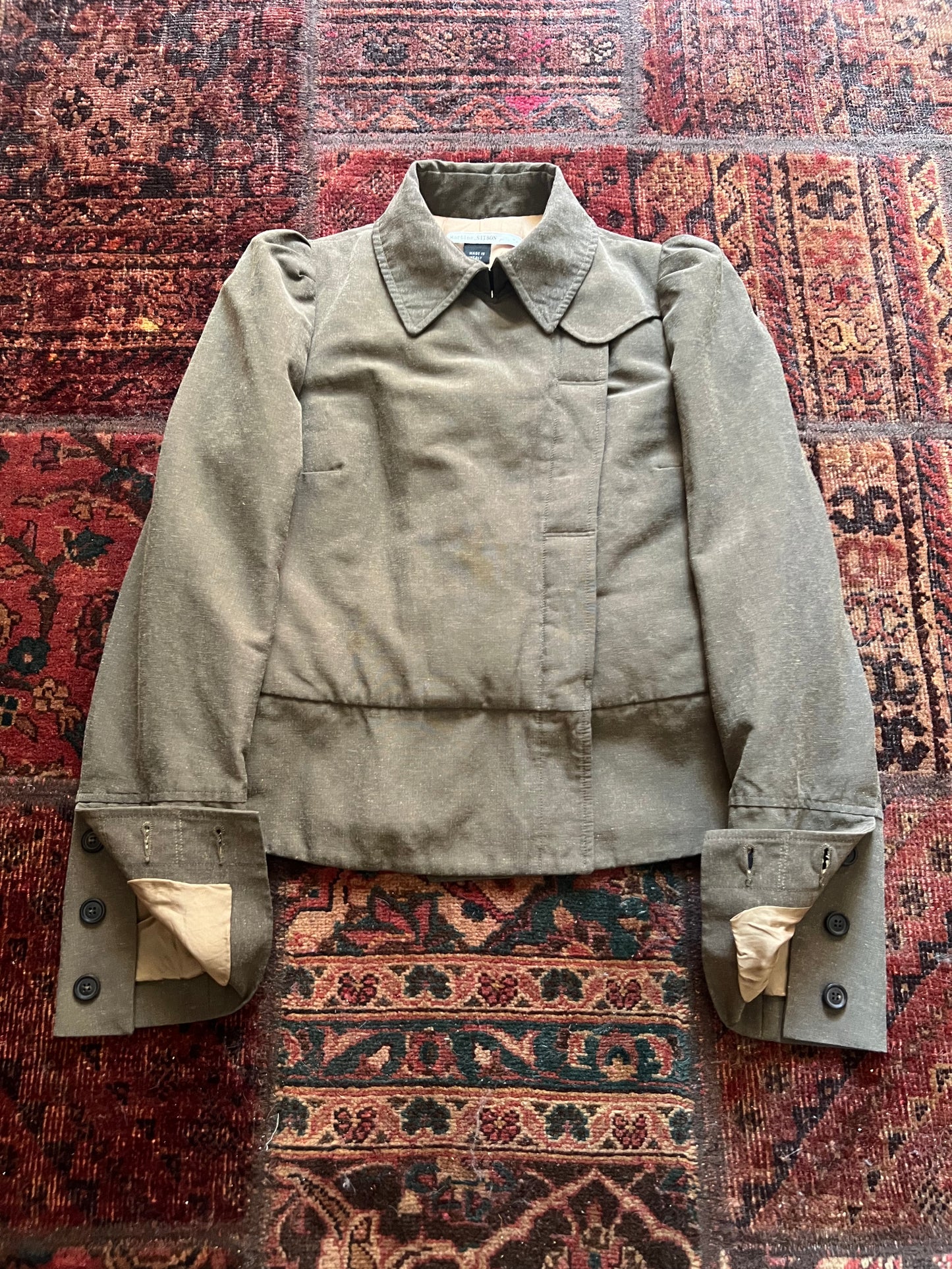 martine sitbon padded caban, a/w 2001