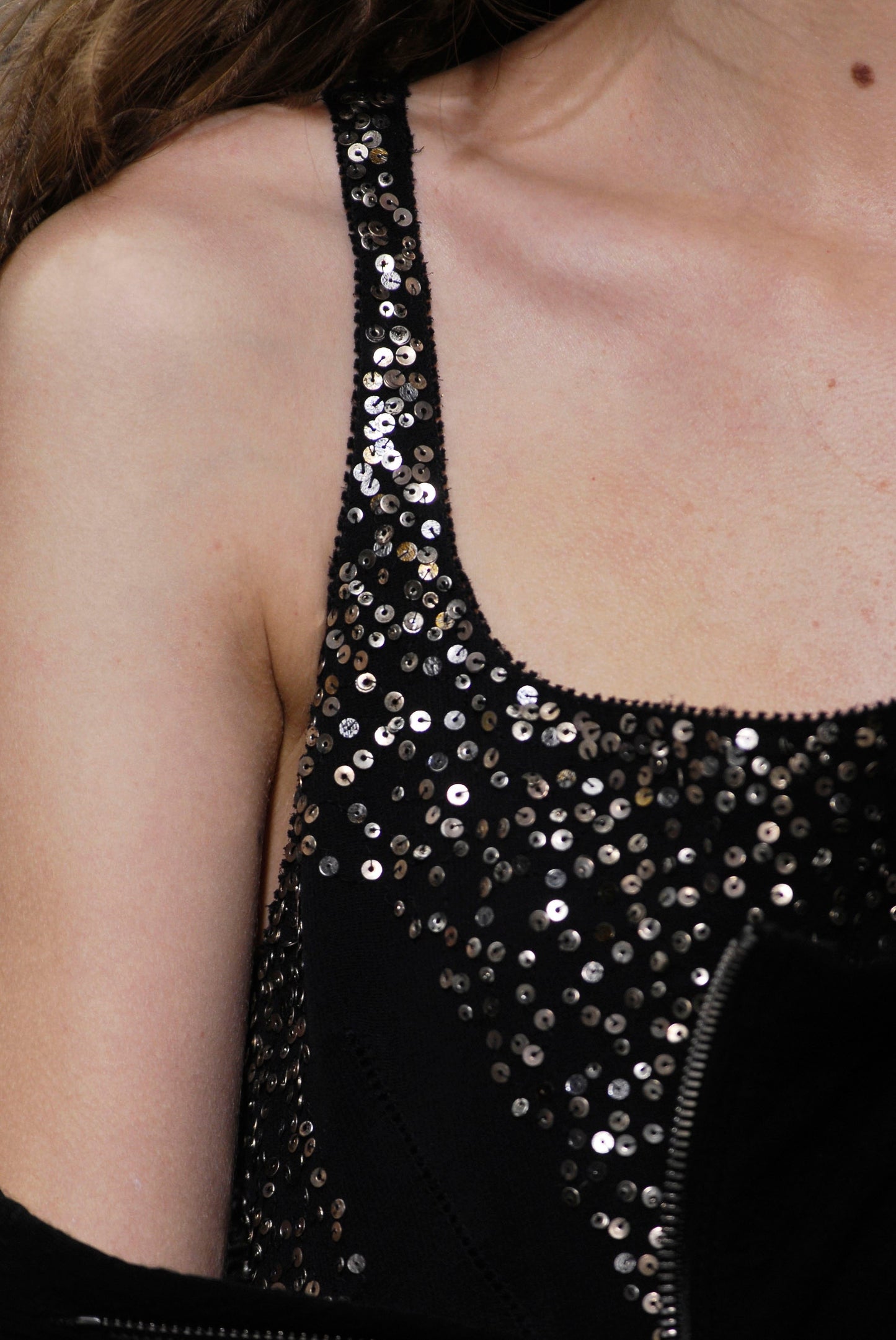 nina ricci by olivier theyskens metal pailette bias cut dress, a/w 2007