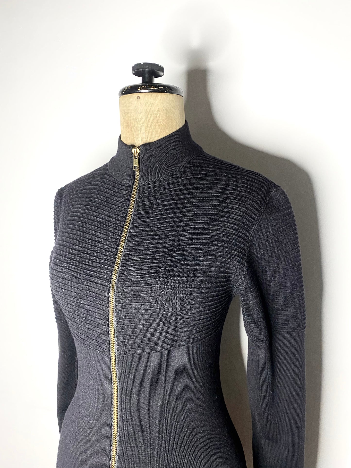 azzedine alaïa zipper mini dress, a/w 1986