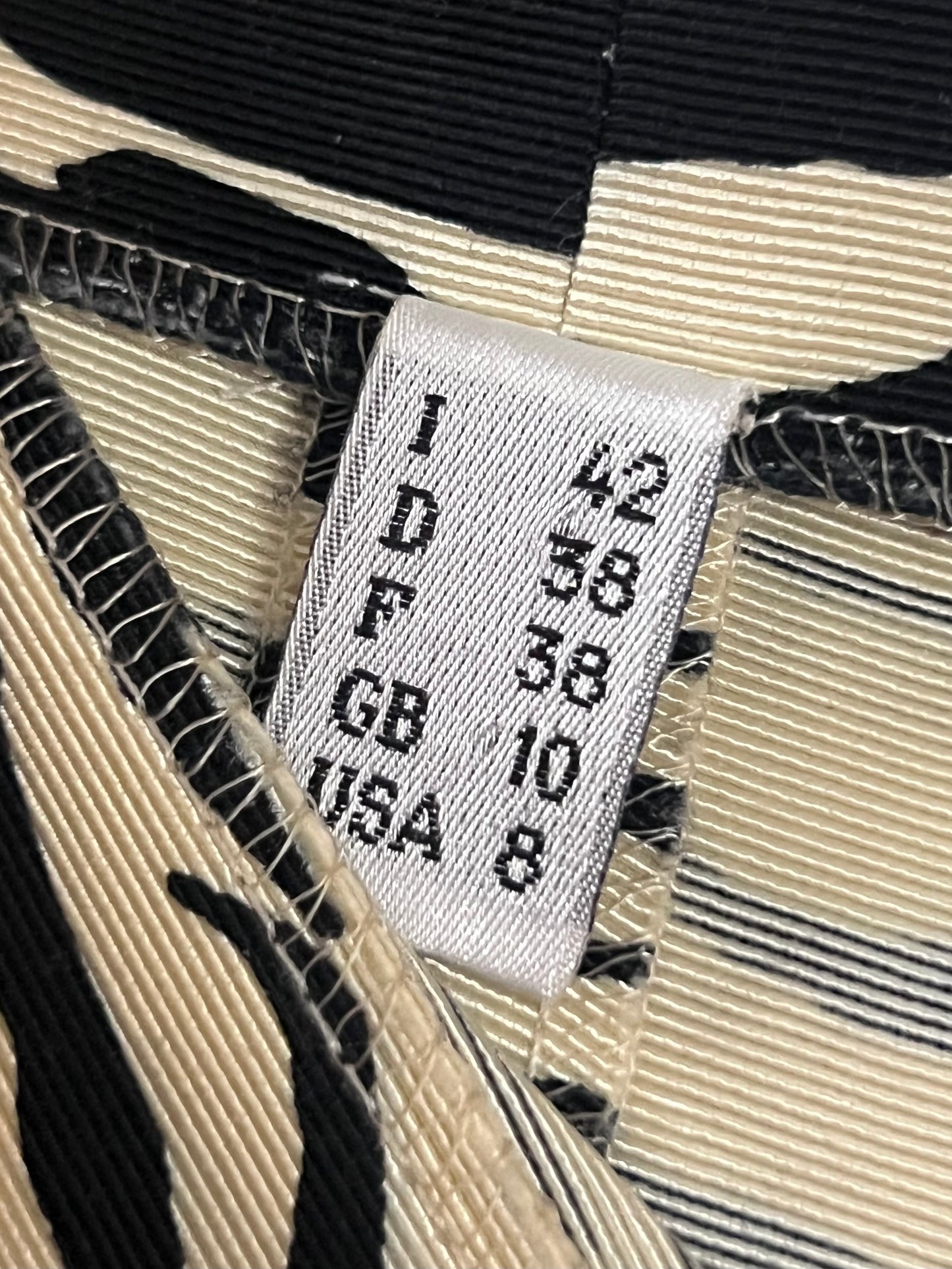 rifat ozbek zebra print trousers, a/w 1993