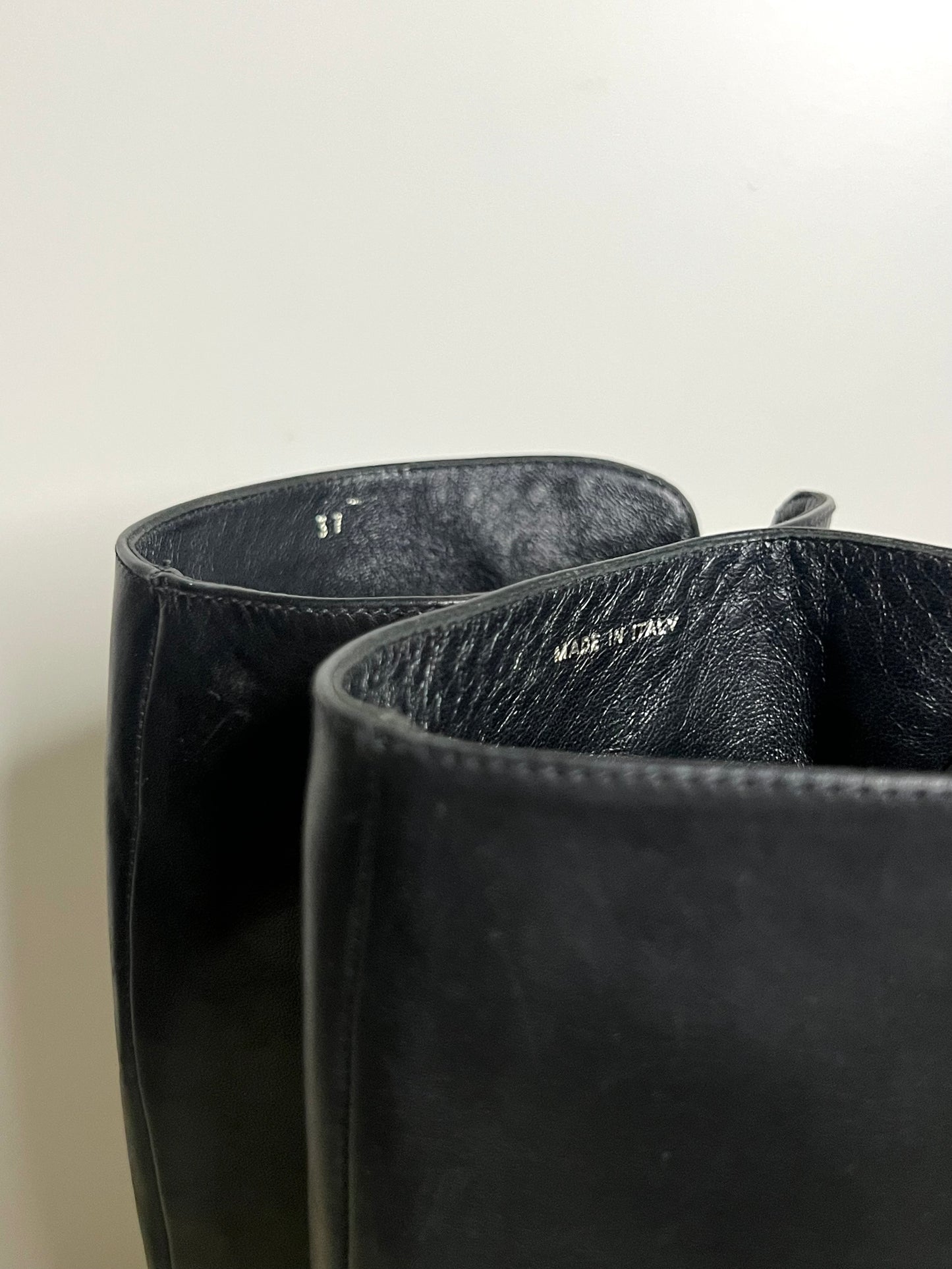 prada platformed lug sole riding boots, a/w 2013