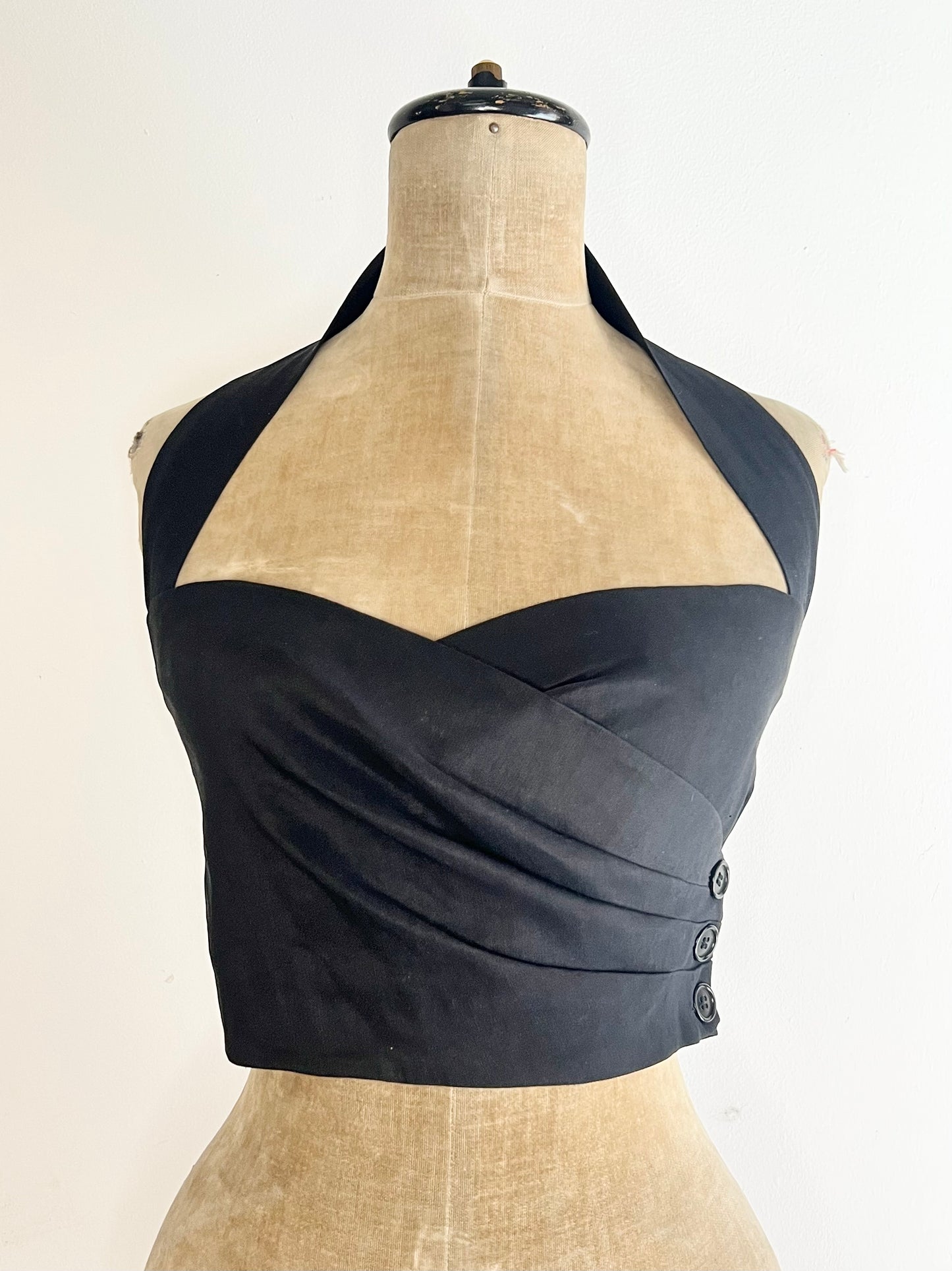 romeo gigli double breasted halter bustier, s/s 1994