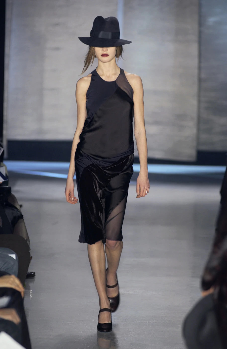 donna karan patchwork bias cut tank, a/w 2002