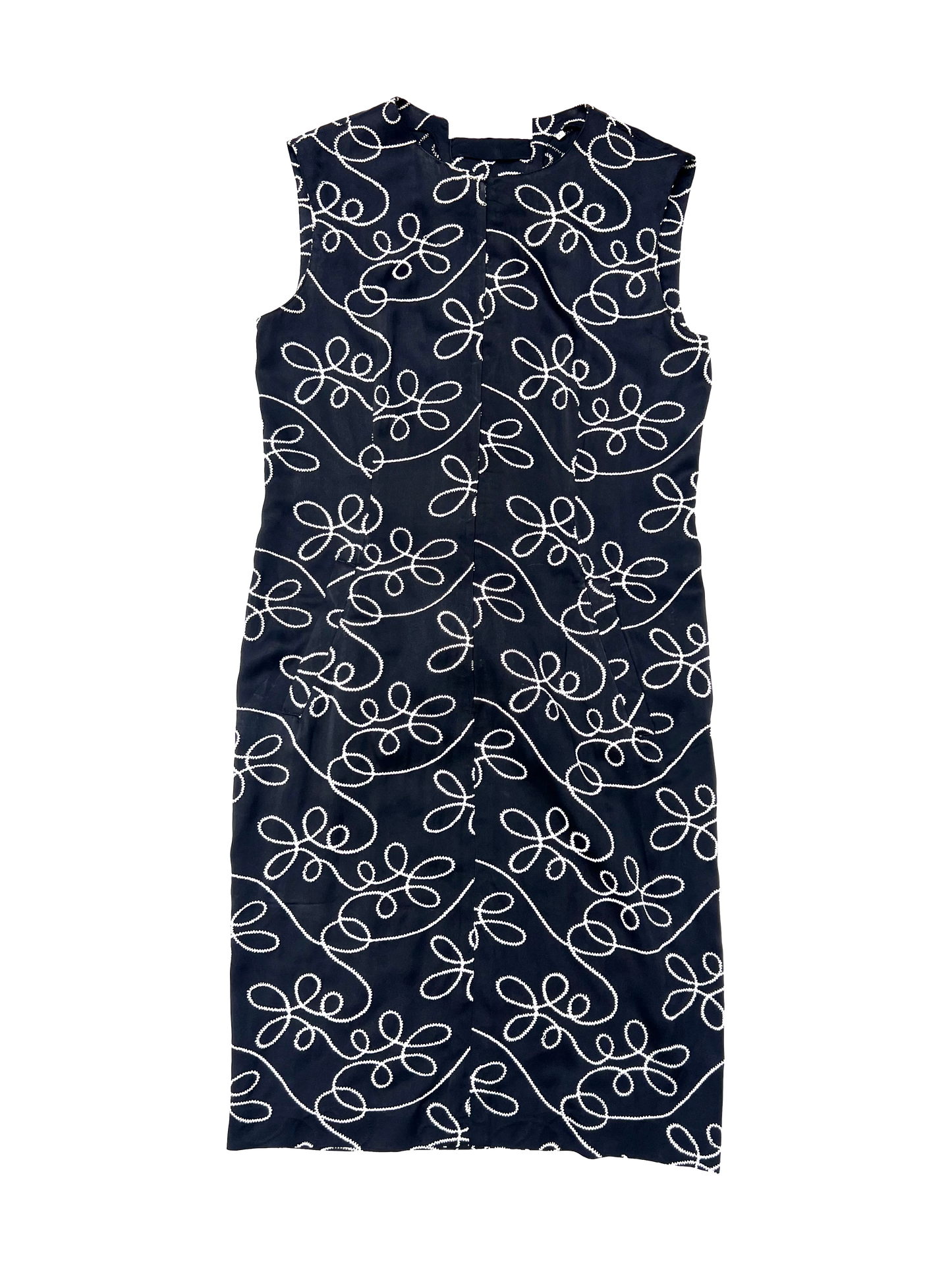 martine sitbon embroidered corset-laced dress, s/s 1987