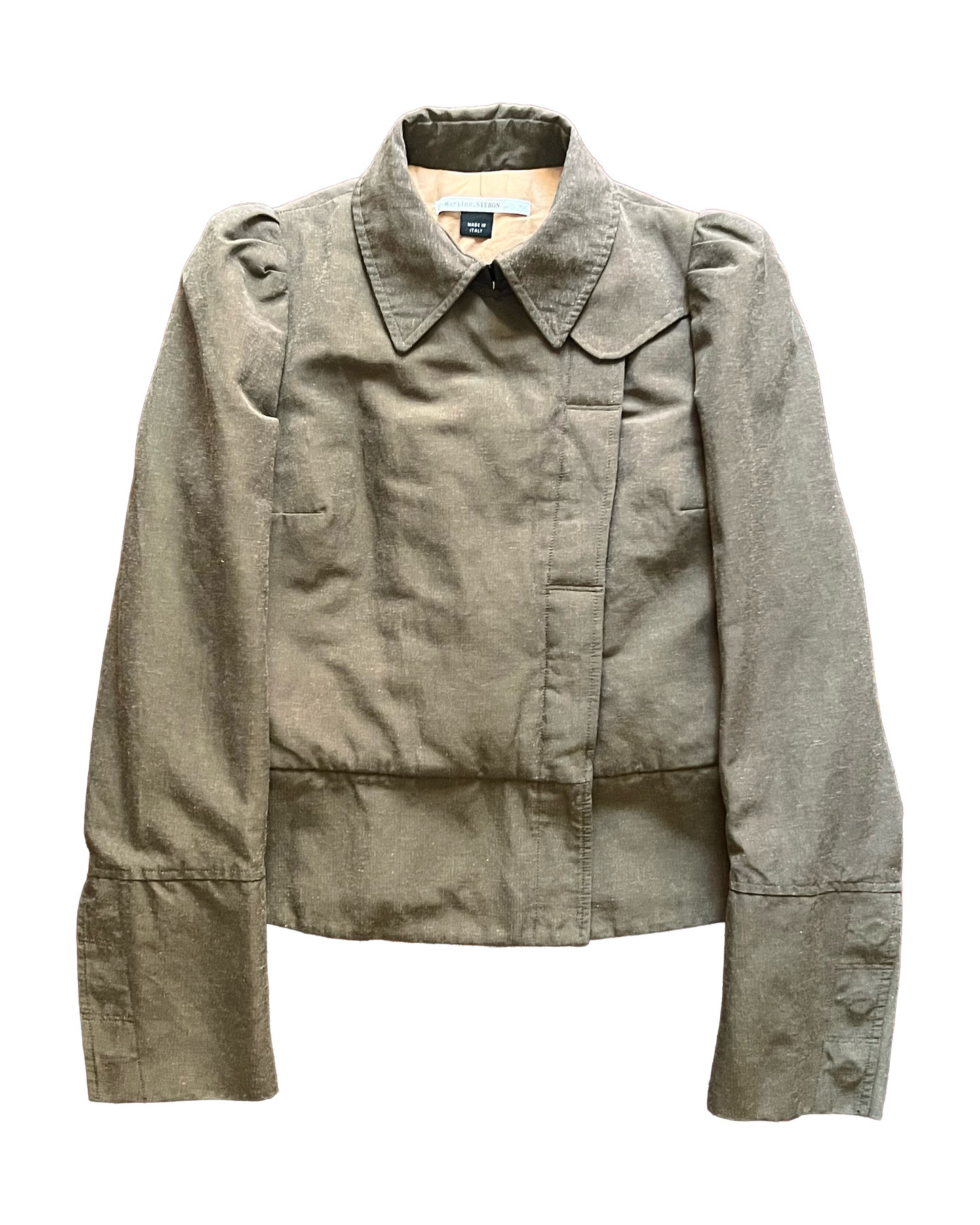 martine sitbon padded caban, a/w 2001