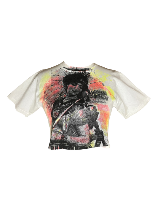 anna sui “lady parasole” cropped tee, s/s 1994