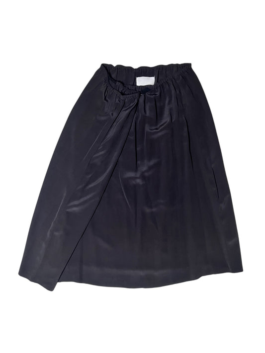 martin margiela oversized silk skirt with straps, s/s 2001