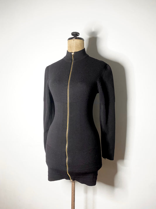 azzedine alaïa zipper mini dress, a/w 1986