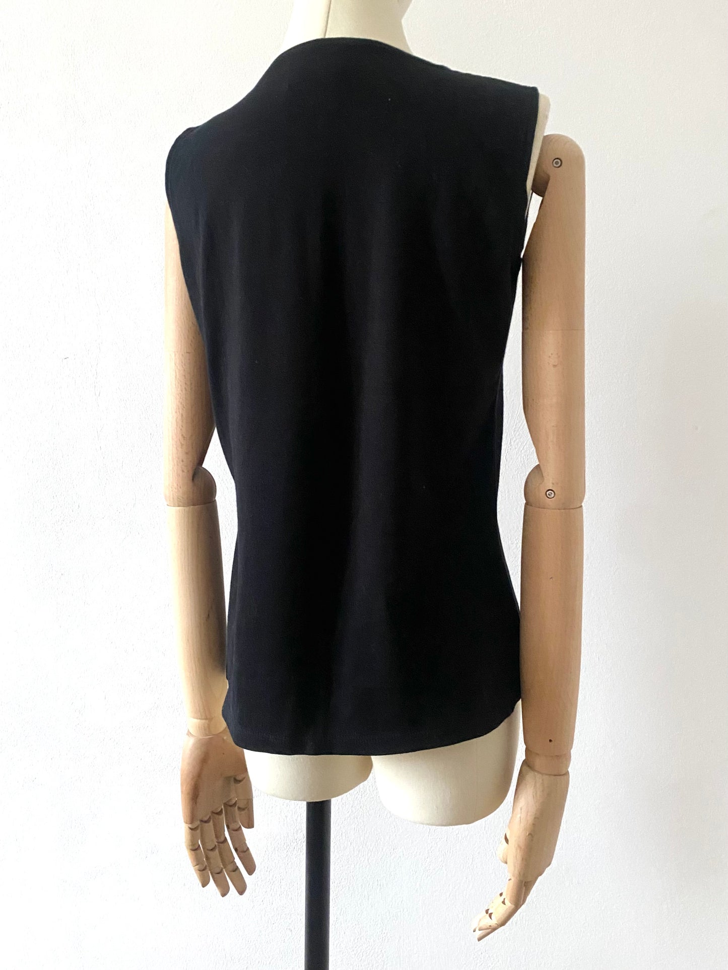 atsuro tayama 3-D cotton and silk spiral tank