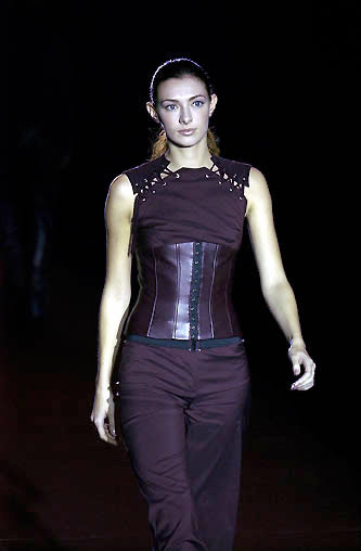 amaya arzuaga corset top, f/w 2002