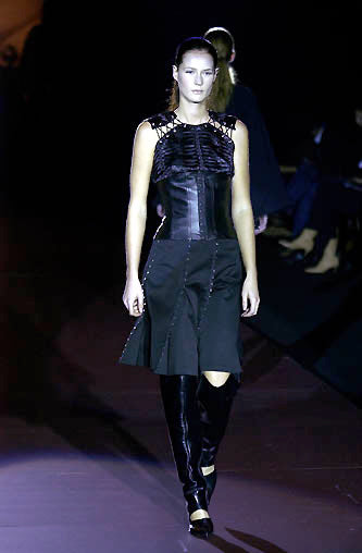 amaya arzuaga corset top, f/w 2002