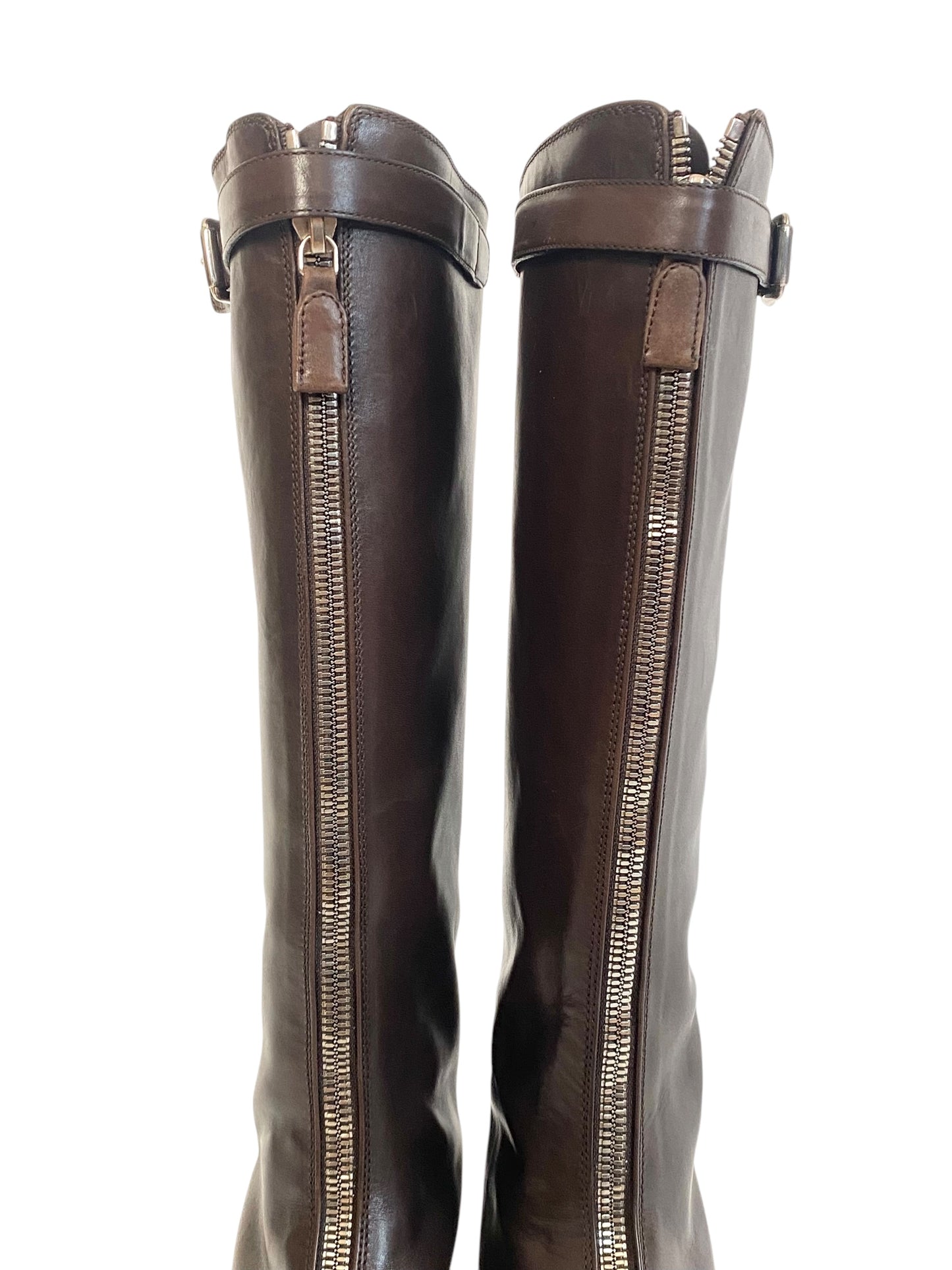 prada zipped riding boots, a/w 1994