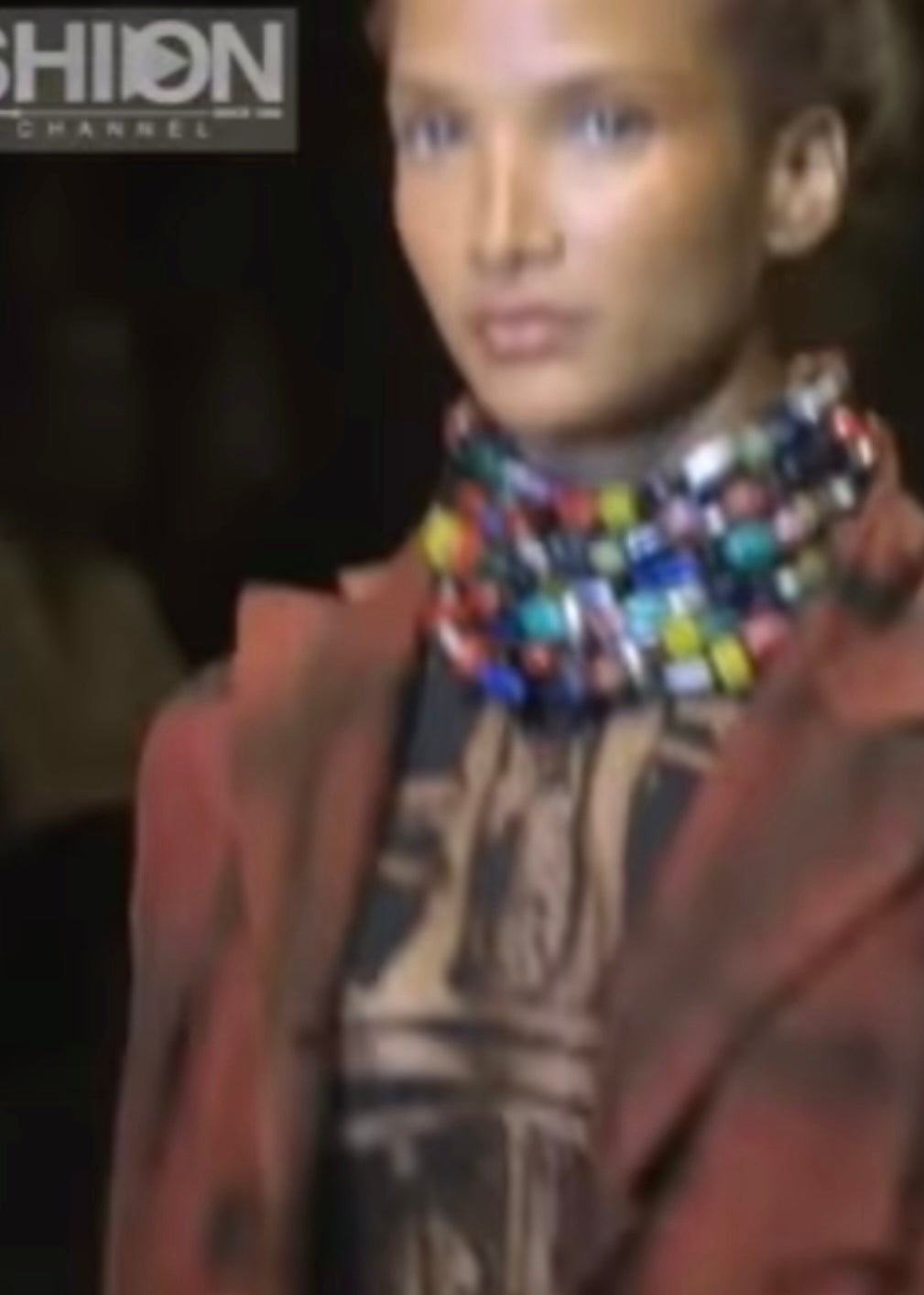 romeo gigli "tattoo" effect burnout body suit, s/s 1995