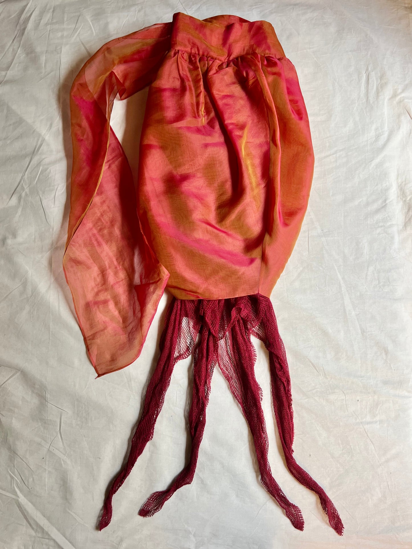 romeo gigli balloon skirt with cotton mesh lining, s/s 1990