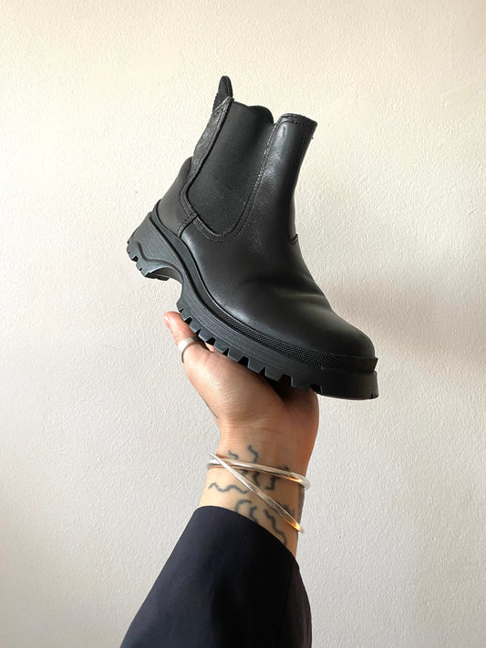 prada lug sole ankle boots