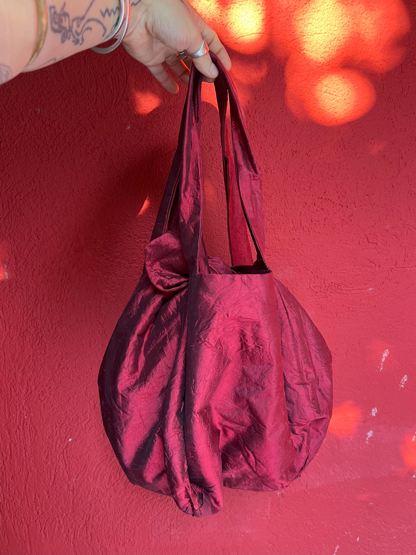 romeo gigli spherical knotted closure bag, 1990s