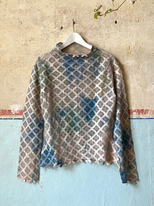 yoshiki hishinuma overdyed "mould" top, mid-late 90s