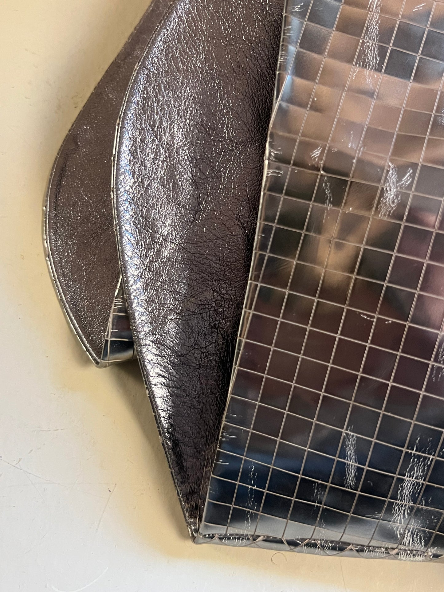 vivienne westwood metallic leather articulated “armor” boots, a/w 2010