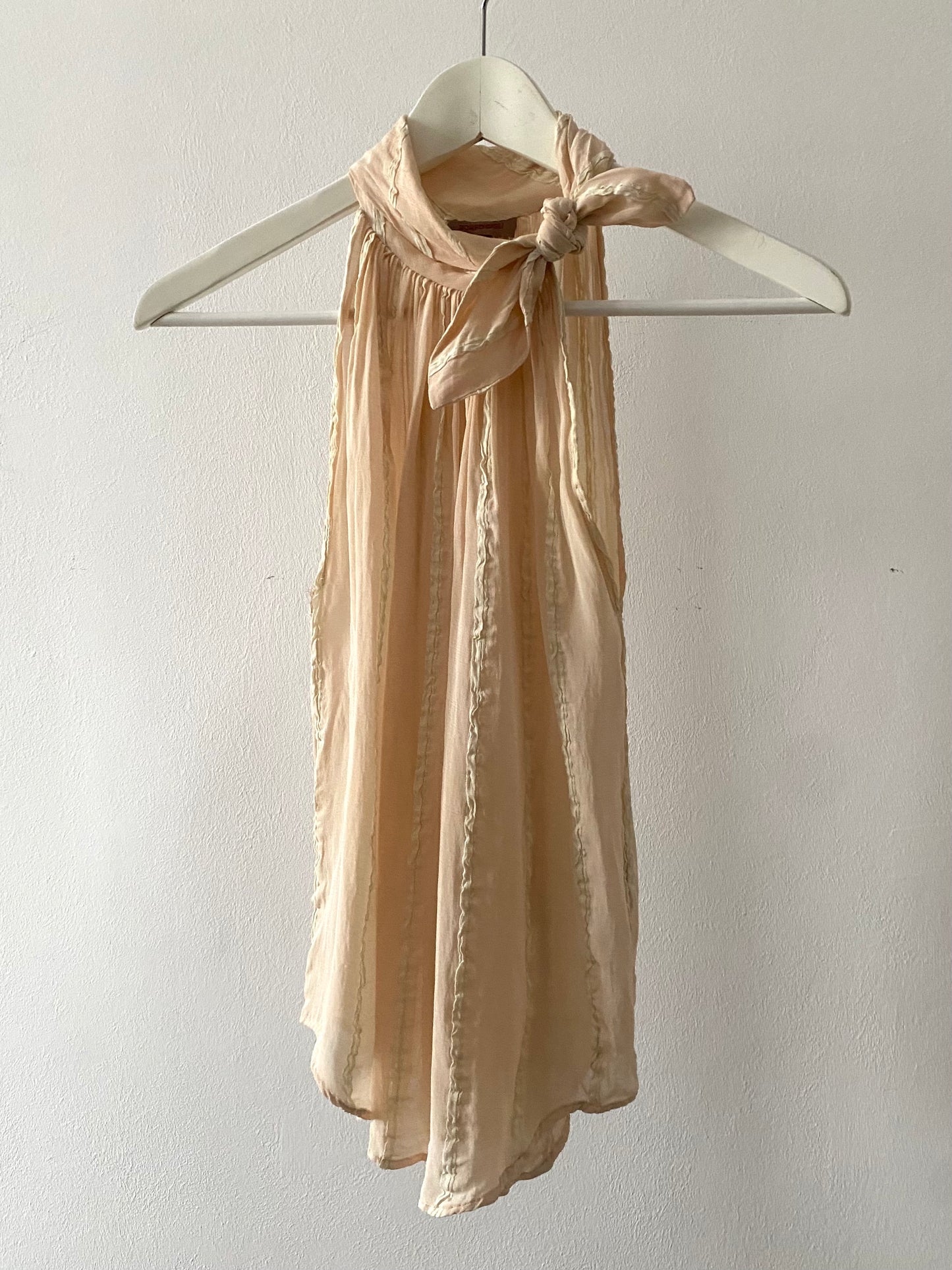 romeo gigli silk blend halter neck blouse (s/s?) 1995