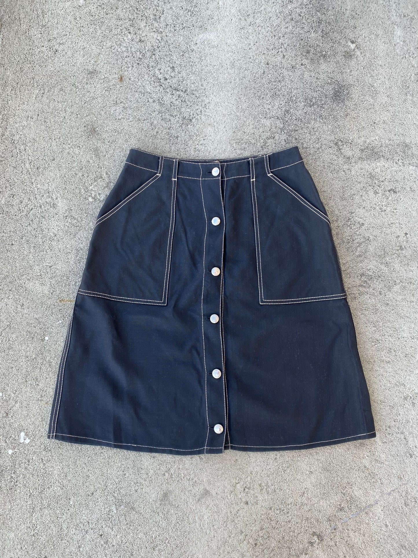 prada denim-like rayon skirt, s/s 1993