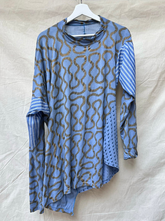 world’s end by vivienne westwood and malcom mcclaren squiggle top, a/w 1981