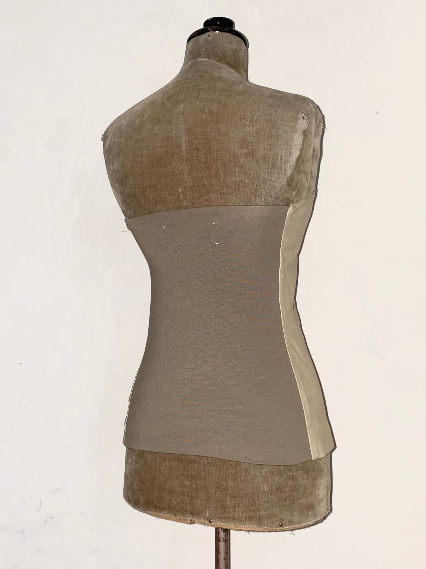 maison martin margiela ecru leather bustier, s/s 2012