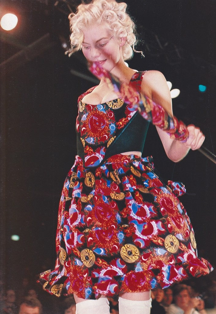 vivienne westwood galaxy print baby t-shirt, f/w 1988