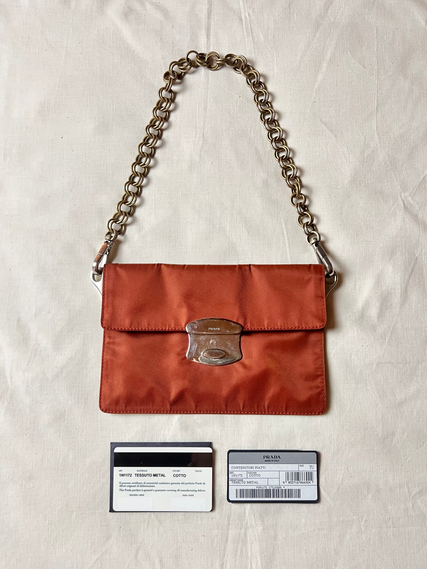 prada envelope clutch, a/w 2004