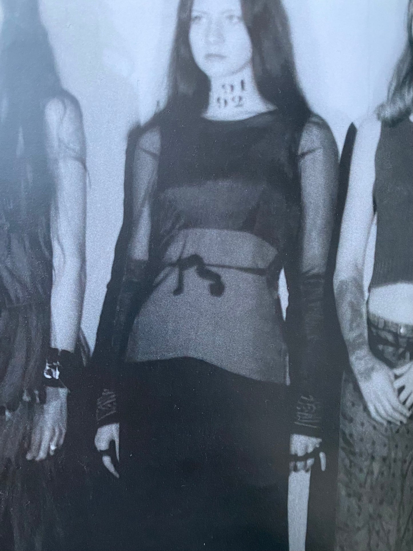 martin margiela stretch tulle blouse, f/w 1991