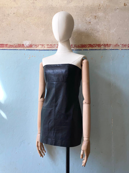 maison martin margiela leather bustier, s/s 2010